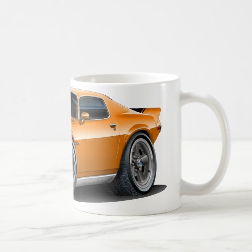 1970-73 Camaro Orn/Blk Car Coffee Mug