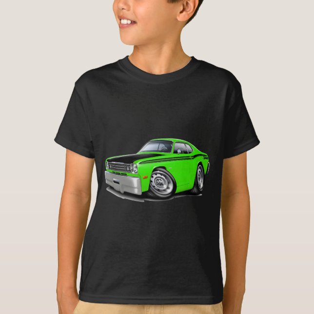1970-74 Duster 340 Lime Car T-Shirt (Front)