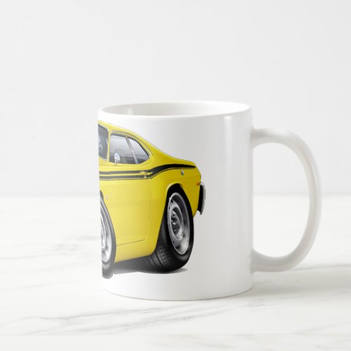1970-74 Duster Yellow-Black Car Coffee Mug
