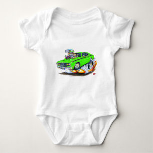 1970-74 Plymouth Duster Lime Car Baby Bodysuit