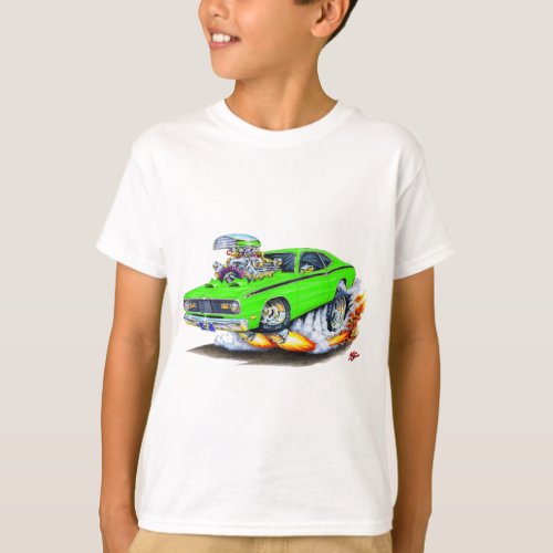 1970-74 Plymouth Duster Lime Car T-Shirt