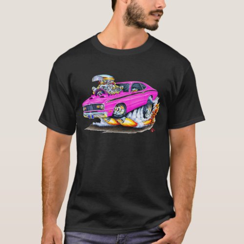 1970_74 Plymouth Duster Pink Car T_Shirt
