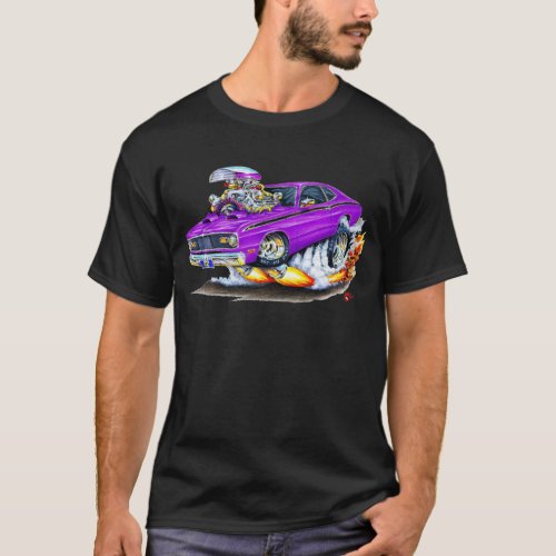 1970_74 Plymouth Duster Purple Car T_Shirt