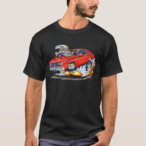 1970_74 Plymouth Duster Red Car T_Shirt