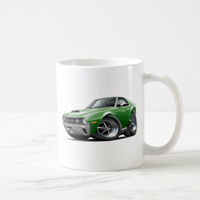 1970 AMX Green Car Coffee Mug (Right)
