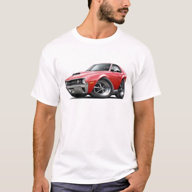 1970 AMX Red Car T-Shirt (Front)