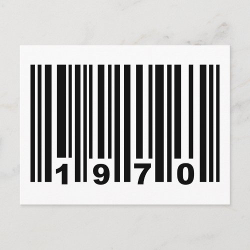 1970 barcode postcard