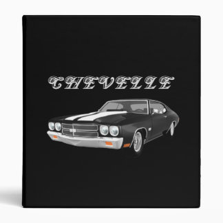 1970 Chevelle Muscle Car: Black Finish: Binder