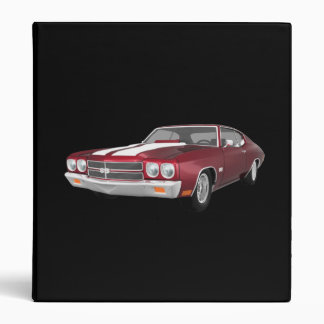 1970 Chevelle Muscle Car: Candy Apple: Binder