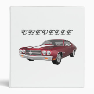 1970 Chevelle Muscle Car: Candy Apple: Binder