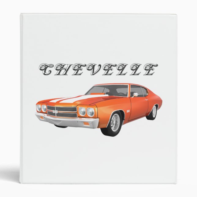 1970 Chevelle Muscle Car: Orange FInish: Binder (Front)
