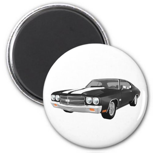 1970 Chevelle SS Black Finish Magnet