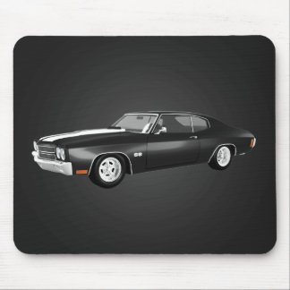 1970 Chevelle SS: Black Finish: Mousepad