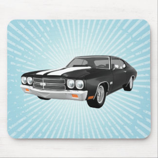 1970 Chevelle SS: Black Finish: Mousepad