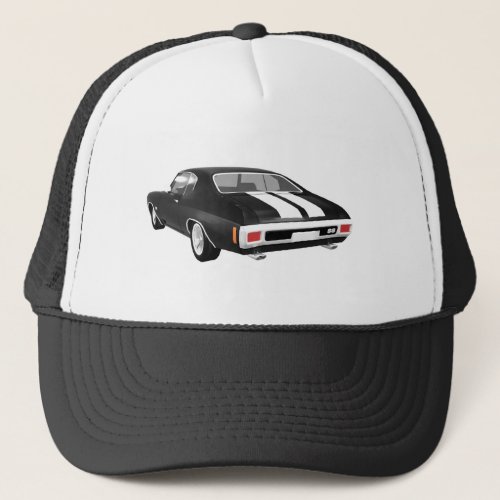 1970 Chevelle SS: Black Finish: Trucker Hat