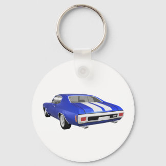 1970 Chevelle SS: Blue Finish: Keychain