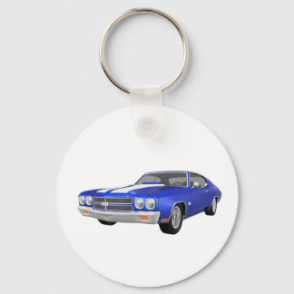 1970 Chevelle SS: Blue Finish: Keychain