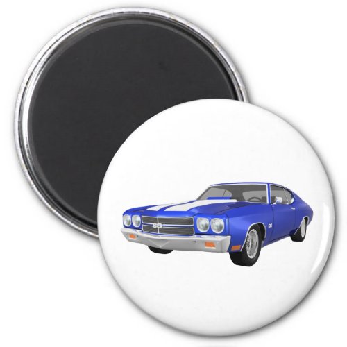 1970 Chevelle SS Blue Finish Magnet