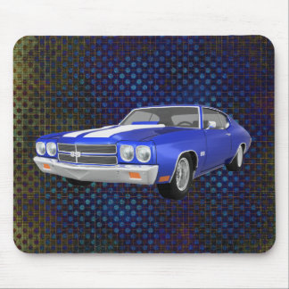 1970 Chevelle SS: Blue Finish: Mousepad