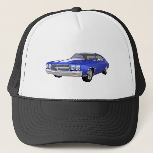 1970 Chevelle SS: Blue Finish: Trucker Hat
