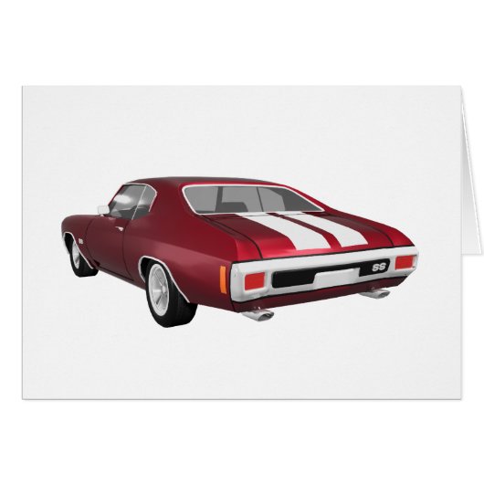 1970 Chevelle SS: Candy Apple Finish: Cards (Front Horizontal)