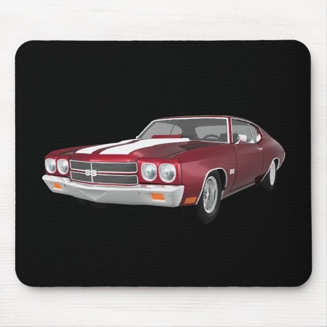 1970 Chevelle SS: Candy Apple Finish: Mouse Pad (Front)