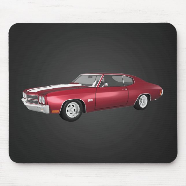1970 Chevelle SS: Candy Apple Finish: Mousepad (Front)