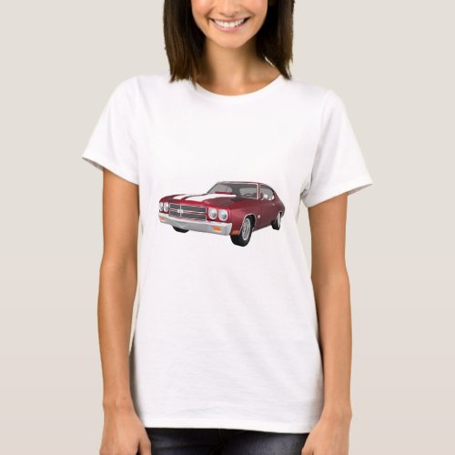 1970 Chevelle SS Candy Apple Finish T_Shirt