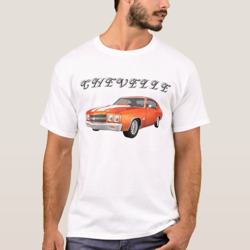 1970 Chevelle SS Orange Finish T_Shirt