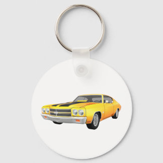 1970 Chevelle SS: Yellow Finish: Keychain