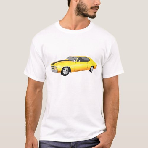 1970 Chevelle SS Yellow Finish T_Shirt