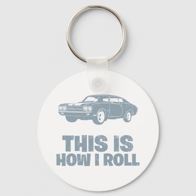 1970 Chevrolet Chevelle SS 454 Keychain (Front)