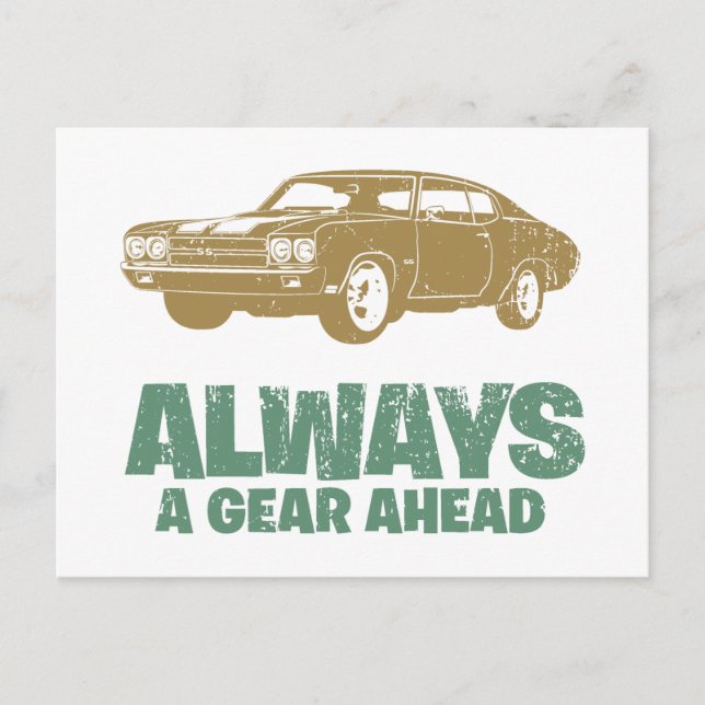 1970 Chevrolet Chevelle SS 454 Postcard (Front)