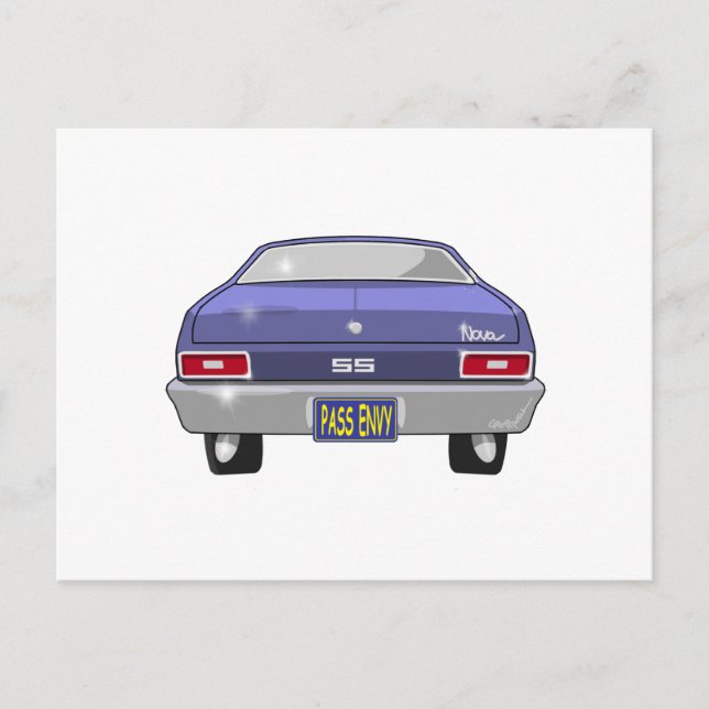 1970 Chevrolet Nova SS Postcard (Front)