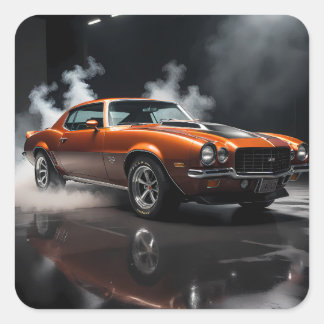 1970 Chevy Camaro Square Sticker