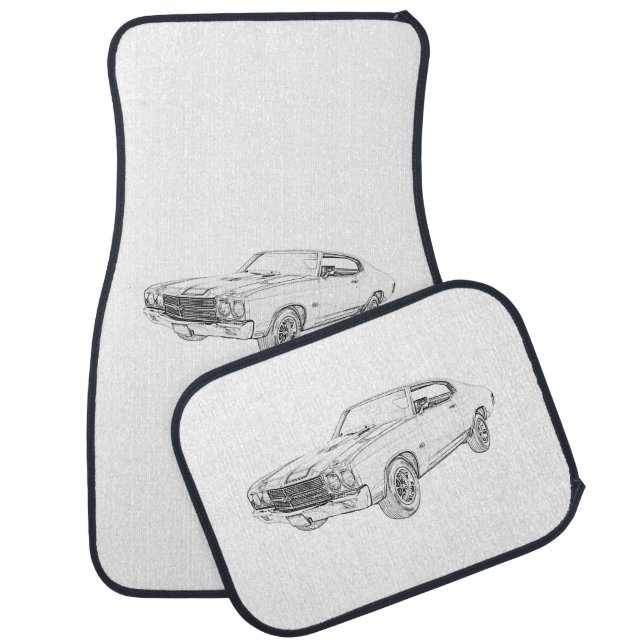 1970 chevy chevelle car floor mat (Set)