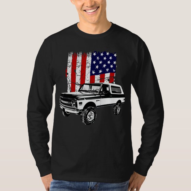 1970 Chevy K5 Blazer Front Three Quarter View T-Shirt (Front)