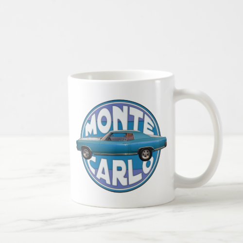 1970 Chevy Monte Carlo Light Blue Coffee Mug