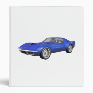 1970 Corvette Sports Car: Blue Finish: Binder