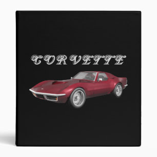 1970 Corvette Sports Car: Candy Apple: Binder