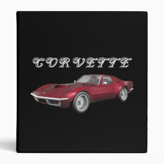 1970 Corvette Sports Car: Candy Apple: Binder