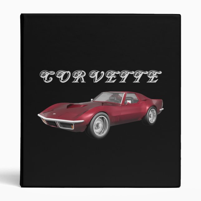 1970 Corvette Sports Car: Candy Apple: Binder (Front)
