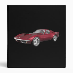 1970 Corvette Sports Car: Candy Apple: Binder