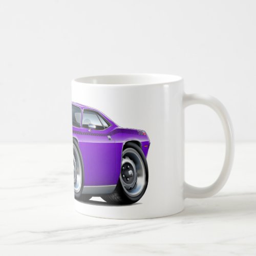 1970 Cuda AAR Purple Car Coffee Mug