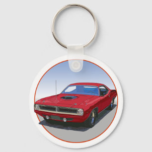 1970 Cuda Coupe Keychain