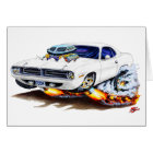 1970 Cuda White Car