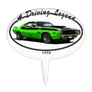 1970 DODGE CHALLENGER CAKE TOPPER
