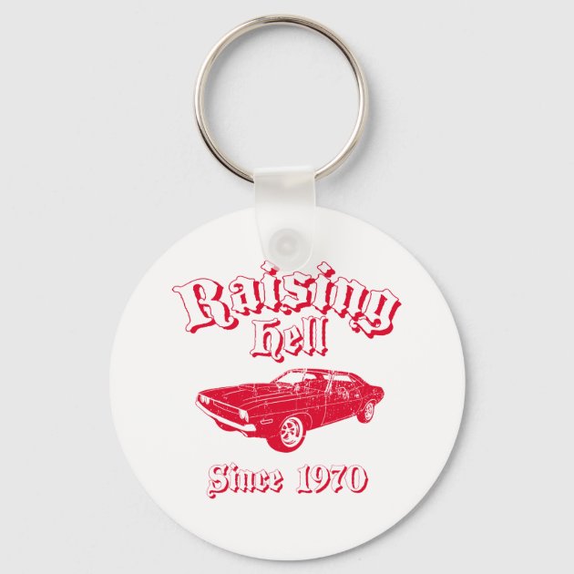 1970 Dodge Challenger Keychain | Zazzle