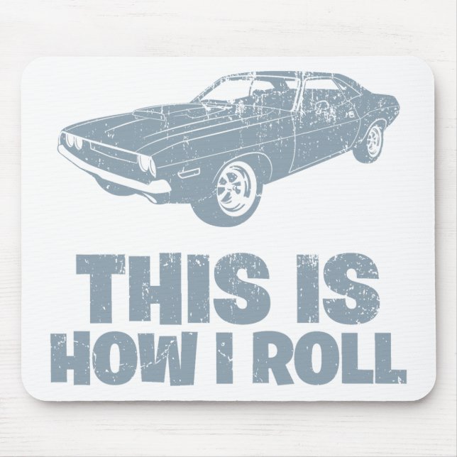 1970 Dodge Challenger Mouse Pad (Front)