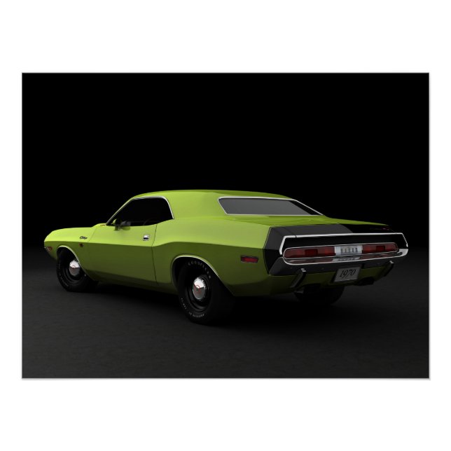 1970 Dodge Challenger R/T - Lime Light Poster (Front)